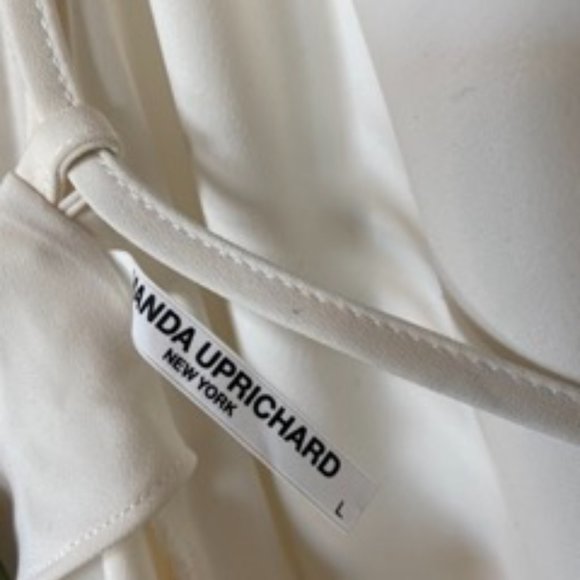Amanda Uprichard Janet Dress Ivory Size Large Sexy Cocktail - Picture 11 of 14